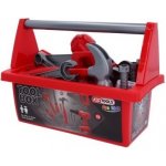 KS Tools dětská sada nářadí aku šroubovák kladivo pila klíče 19 dílů v přepravce – Zboží Dáma