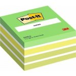 Samolepicí bloček, aquarell zelený, 76x76 mm, 450 listů, 3M POSTIT – Hledejceny.cz
