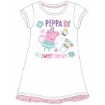 Prasátko Pepa licence Dívčí noční košile Prasátko Peppa bílá – Zboží Dáma