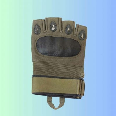 RYINZ taktické rukavice Short Military Green zelené – Zboží Mobilmania
