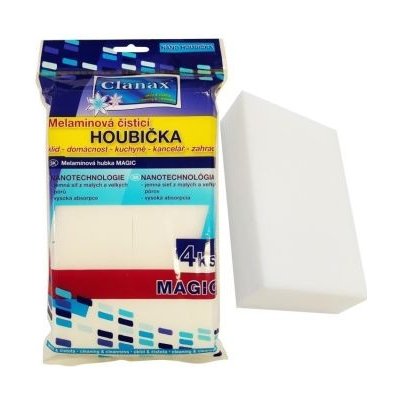 Nano Melaminová houbička 100x60x26 mm 4 ks – Zboží Dáma