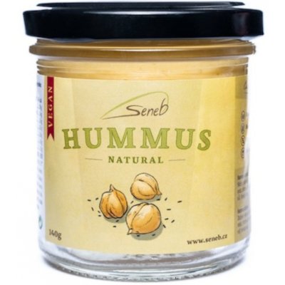 Seneb Hummus natural VEGAN 140 g – Sleviste.cz