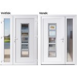 Soft Lucy Inox+Sklo Nisip bílé pravé 130 x 200 cm – Hledejceny.cz