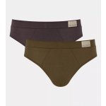 Sloggi pánské slipy GO Natural Brief C2P Brown Dark Combination hnědá M004 – Hledejceny.cz