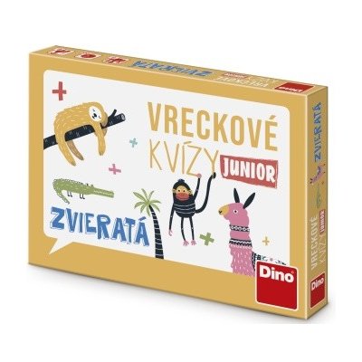 Dino Vreckové kvízy junior Zvieratá SK – Zboží Mobilmania