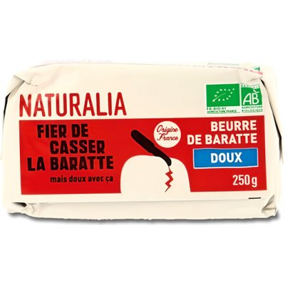 Naturalia BIO Tradiční máslo nesolené 250g – Zboží Dáma