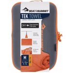 SEA TO SUMMIT TEK TOWEL Oranžová XS (30 x 60 cm) – Sleviste.cz