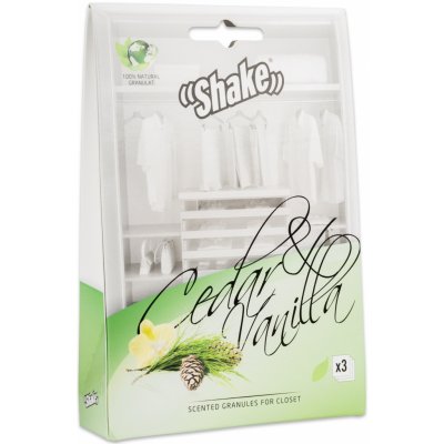 Shake Fragrance Closet Sachets vonné sáčky do skříně Cedar & Vanilla 3 kusy – Hledejceny.cz