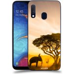 Pouzdro ACOVER Samsung Galaxy A20e A202F s motivem Elephant