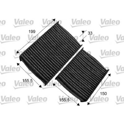 Kabinový filtr Valeo 715557 – Hledejceny.cz