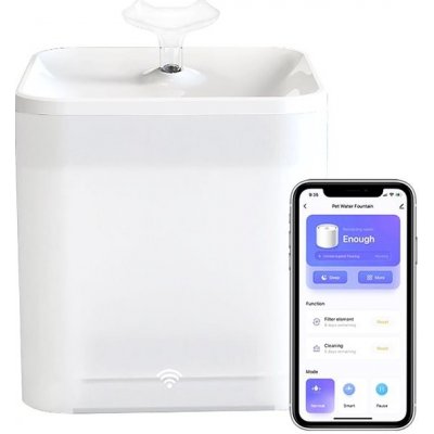 Tikpaws TK-WF004 Smart Fontánka pro mazlíčky s UV 2200 ml – Zboží Dáma