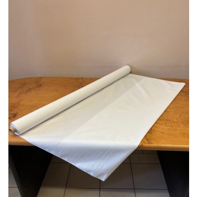 DUNI Premium Bílý papírový ubrus bez vzoru Lehce průsvitný 20x1,25m