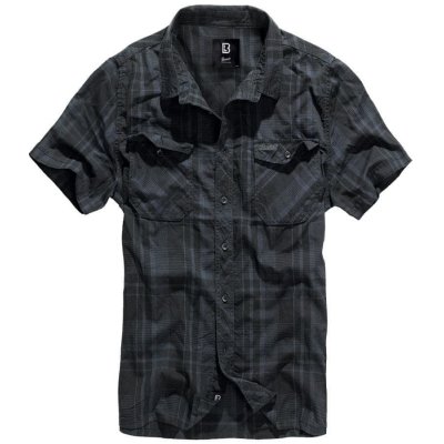 Brandit košile Roadstar shirt 1/2 sleeve černo-modrá