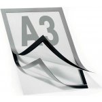 A-Z Reklama CZ Samolepící Magnetický rámeček na stěnu a hladké povrchy A3 - Stříbrný – Hledejceny.cz