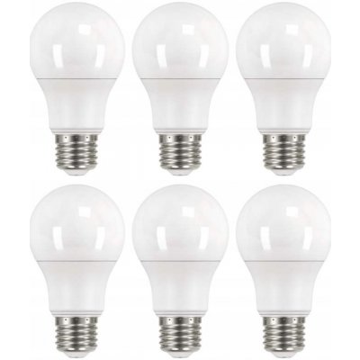 Emos LED žárovka CLASSIC A60 9W60W 806lm E27 teplá bílá 6PC – Zbozi.Blesk.cz