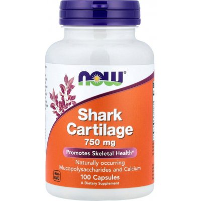 NOW Foods Shark Cartilage 750 mg 100 kapslí – Hledejceny.cz