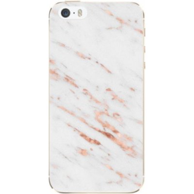 Pouzdro iSaprio Rose Gold Marble Apple iPhone 5/5S/SE