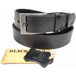 Black Hand kožený pásek 013-98 černý