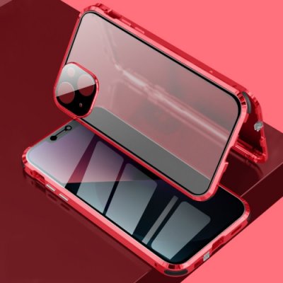 Pouzdro VSECHNONAMOBIL Magnetický obal 360 Apple iPhone 13 červený 35873 – Zboží Mobilmania