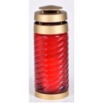 Lampa hřbitovní GLASS LANTERN skleněná 190g d9x25cm – Zboží Dáma