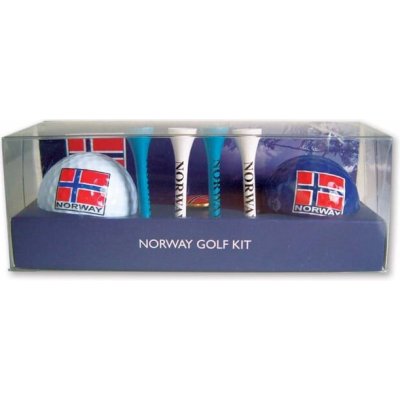 Golfový set NORWAY - 2 míčky, 4 kolíky – Hledejceny.cz