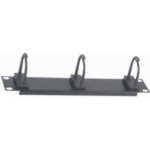 Vyvazovací panel XtendLan PP01-CB Vyvazovací panel, 10", 1U, 3x plastová úchytka PP01-CB – Hledejceny.cz