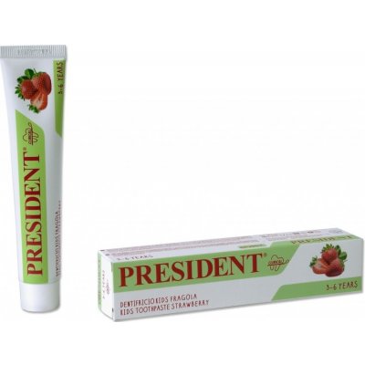 PresiDENT Zubní pasta gel děti 3-6let Jahoda 50 ml