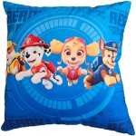 Carbotex polštář TLAPKOVÁ PATROLA FRIENDS modrý 40x40 – Hledejceny.cz