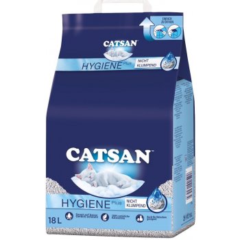 Catsan Hygiene Plus pro kočky 2 x 18 l