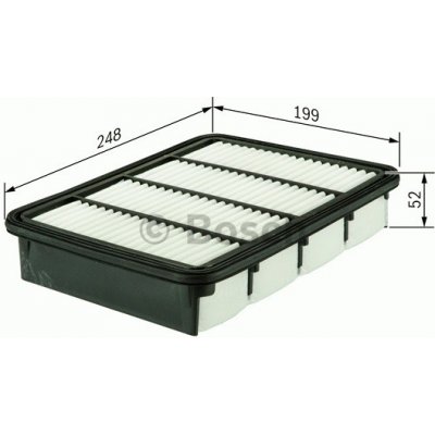 Vzduchový filtr Bosch F 026 400 165 – Hledejceny.cz