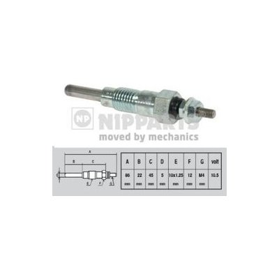 NIPPARTS Žhavicí svíčka J5710300 – Hledejceny.cz