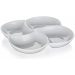 Banquet miska porcelán servírovací dělená 26,5x26,5 cm BIANCA – Zboží Dáma
