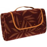 ProWorld Pikniková deka s voděodolnou spodní vrstvou 130 x 150 cm hnědá – Zboží Mobilmania