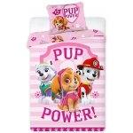 APtex povlečení Tlapková Patrola Pup Power růžové 40 x 60 , 100 x 135 cm – Zbozi.Blesk.cz