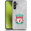 Pouzdro a kryt na mobilní telefon Samsung Pouzdro HEAD CASE Samsung Galaxy A34 5G ZNAK LIVERPOOL FC OFFICIAL GEOMETRIC WHITE