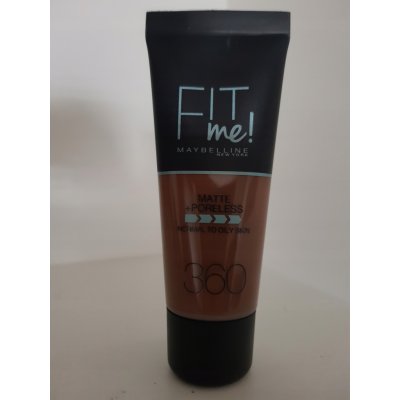 Maybelline Fit Me! Matte+Poreless matující make-up pro normální a mastnou pleť 360 30 ml