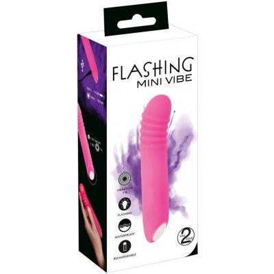 Flashing Mini Vibe cordless illuminated vibrator – Zboží Mobilmania