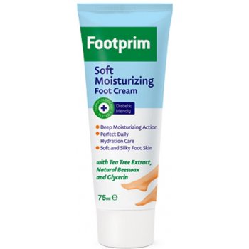 FootPrim Soft Moisturizing Foot Cream hebký zvláčňující krém na nohy 75 ml