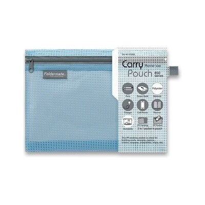 Síťovaná plastová obálka Foldermate Pop Gear A5, modrá – Zboží Živě