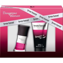 Bruno Banani Dangerous woman EDT 20 ml + sprchový gel 50 ml dárková sada