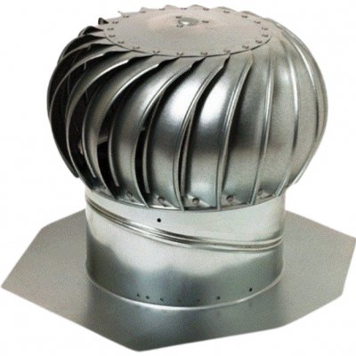 Lomanco Ventilační turbína BIB 14 přírodní AL 356 mm – Zboží Dáma