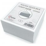 Vikpap VK030 - kostka velká, bílá, tvrdý papír 9 × 9 × 4,5 cm, 150 listů – Sleviste.cz