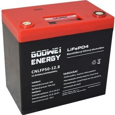 Goowei Energy CNLFP50-12.8 50Ah 12.8V – Zboží Živě