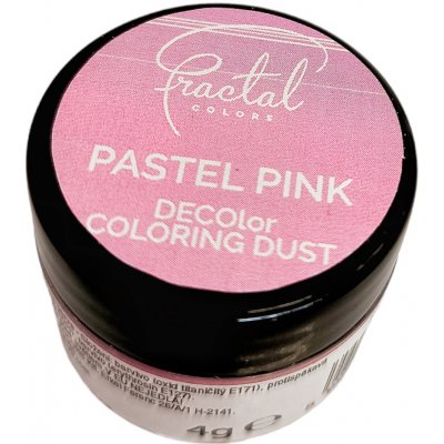 Fractal Dekorativní prachová barva Pastel Pink 4 g – Hledejceny.cz