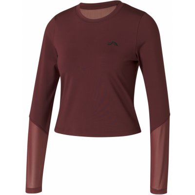 CRIVIT Dámské chladivé funkční triko s dlouhými rukávy hnědá – Sleviste.cz