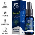 CBD Superhero Relief & Focus 15% CBD olej full spectrum 1500 mg CBD 10 ml – Hledejceny.cz