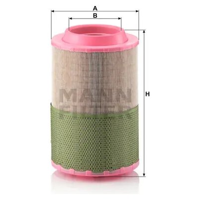 MANN FILTER Vzduchový filtr C 23 632/1 – Hledejceny.cz