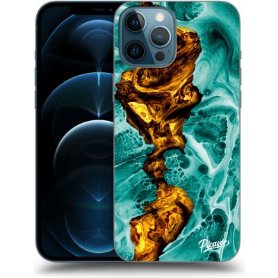 Pouzdro Picasee silikonové Apple iPhone 12 Pro Max - Goldsky černé – Zboží Mobilmania