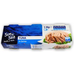 Sun & Sea Tuňák ve vlastní šťávě 3 x 80 g