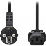 Nedis CEGP10000BK20 -| Úhlová zástrčka Schuko - IEC-320-C13 | 2 m | Černá barva – Zboží Mobilmania